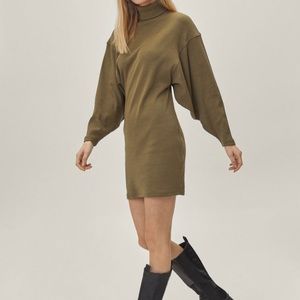 Nasty Gal Olive Dress Size 6